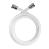 Шланг силиконовый Zerix F12 White (150 см) (ZX2997)