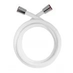 Шланг силиконовый Zerix F12 White (150 см) (ZX2997)