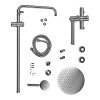 Душевая колонна со смесителем Mixxus DAX-007-J из нерж. стали SUS304 (MI6075)