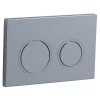 Панель змиву Koer KT-0605-01 220x140x12mm пластикова, кнопка кругла (KR5317)
