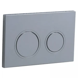 Панель змиву Koer KT-0605-01 220x140x12mm пластикова, кнопка кругла (KR5317)