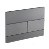 Панель змиву Koer KT-0603-07 240x160x10mm пластикова, кнопка лінійна (KR5321)