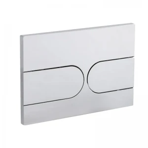 Панель змиву Koer KT-0604-01 240x160x10mm пластикова, кнопка закруглена (KR5323)