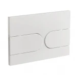 Панель змиву Koer KT-0604-03 240x160x10mm пластикова, кнопка закруглена (KR5322)