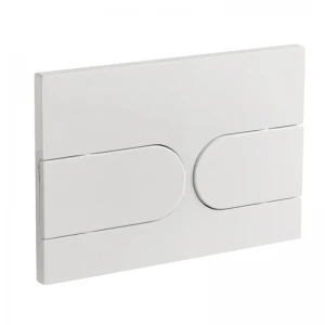 Панель змиву Koer KT-0604-03 240x160x10mm пластикова, кнопка закруглена (KR5322)