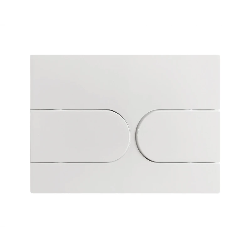 Панель змиву Koer KT-0604-03 240x160x10mm пластикова, кнопка закруглена (KR5322)