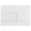 Панель смыва Koer KT-0603-03 240x160x10mm пластиковая, линейная кнопка (KR5318)