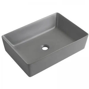 Раковина накладна Mixxus Premium QUADRO-0108 GRAY 550x390x145mm (MP6652)