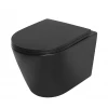 MIXXUS PREMIUM BEVEL-SET-2101 BLACK Комплект: Унитаз система смыва TORNADO 1.0+ Инсталляция с панелью смыва BLACK MAT (MP6669)