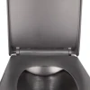 Подвесной унитаз Mixxus Premium Quadro-0302-R Black 530x360x365mm, система смыва RIMLESS (MP6455)