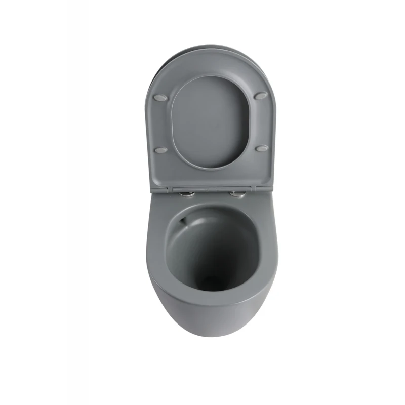 Унітаз підвісний Mixxus Premium ELLIPSE-0308-T3 GRAY 490x360x360mm система змиву TORNADO 3.0 (MP6654)