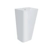 Раковина моноблок Mixxus STYLE-1101 с отверстием под смеситель и переливом 440х380х830mm (MI6696)