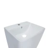 Раковина моноблок Mixxus STYLE-1101 с отверстием под смеситель и переливом 440х380х830mm (MI6696)