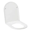 Сидіння-кришка для унітазу Mixxus Premium SEAT COVER ELLIPSE-BEVEL-WAVE-2001 з мікроліфтом 463х361х50mm (MP6609)