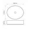 Раковина накладная MIXXUS PREMIUM ELLIPSE-0104 MARBLE 550х415х140mm (MP6554)