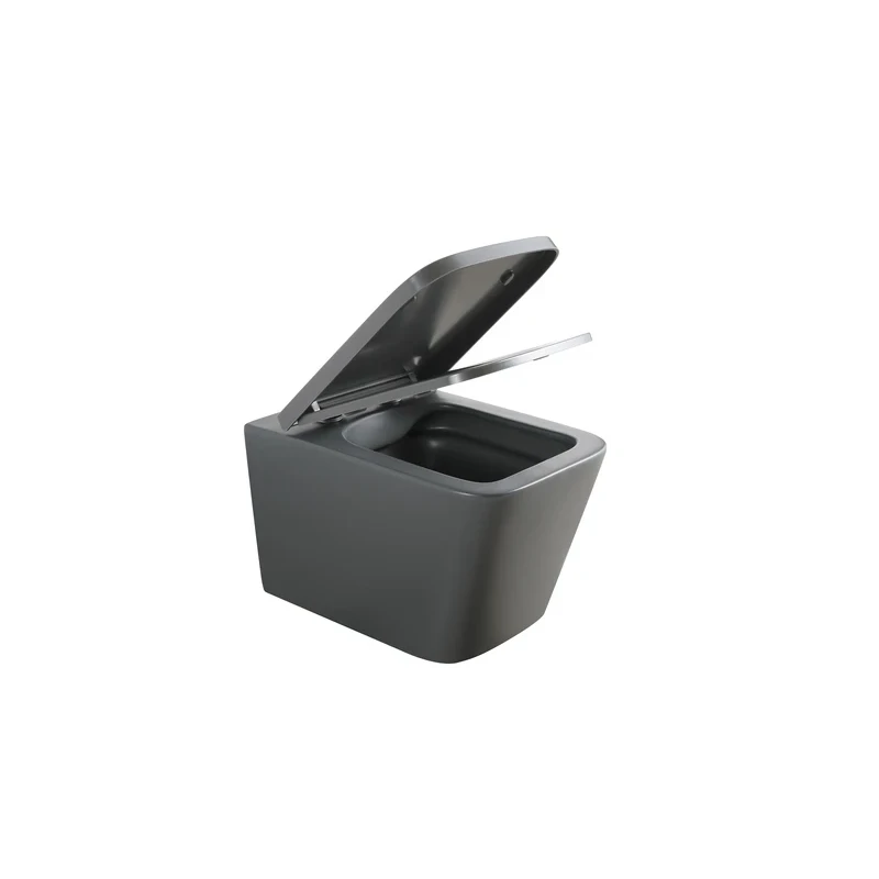 Унітаз підвісний Mixxus Premium QUADRO-0305-R GRAY 510x350x345mm система змиву RIMLESS (MP6656)