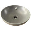 Раковина накладна Mixxus Premium TOPPER-0201 GRAY 410x410x165mm з переливом (MP6649)