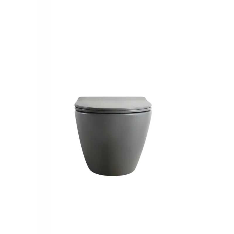 Унітаз підвісний Mixxus Premium ELLIPSE-0309-T1 GRAY 530x360x350mm система змиву TORNADO 1.0 (MP6655)