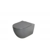Унітаз підвісний Mixxus Premium ELLIPSE-0309-T1 GRAY 530x360x350mm система змиву TORNADO 1.0 (MP6655)