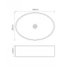 Раковина накладна Mixxus Premium BEVEL-0106 500х355х140mm (MP6546)