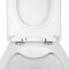 Унитаз подвесной Mixxus Premium Quadro-0301-R 490x340x360mm, система смыва Rimless (MP6452)