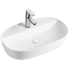 Умывальник накладной керамический Mixxus Premium Ellipse-0202 610x400x120mm (MP6483)