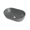 Раковина накладна Mixxus Premium ELLIPSE-0109 GRAY 500x300x140mm (MP6653)