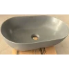 Раковина накладна Mixxus Premium ELLIPSE-0109 GRAY 500x300x140mm (MP6653)
