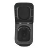 Унітаз підвісний Mixxus Premium QUADRO-0301-T3 BLACK 490х340х360mm, система змиву TORNADO 3.0 (MP6587)