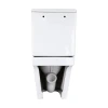 Унітаз-компакт Mixxus BEVEL-0405-R 605х370х800mm, система змиву RIMLESS (MI6728)
