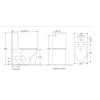 Унітаз-компакт MIXXUS PREMIUM BEVEL-0402-T1 670х390х880mm, система змиву TORNADO 1.0 (MP6596)