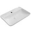 Раковина накладна Mixxus Premium BEVEL-0203 600х405х120mm з отвором під змішувач (MP6513)