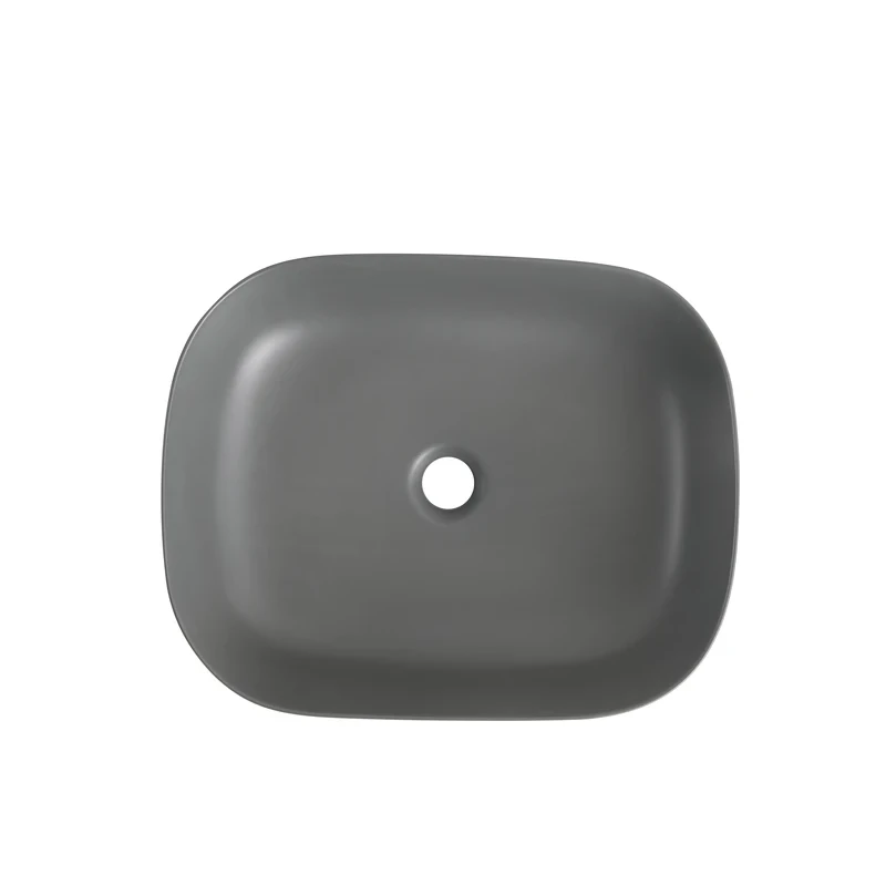 Раковина накладная Mixxus Premium DIVERSE-0115 GRAY 490x395x135mm (MP6650)