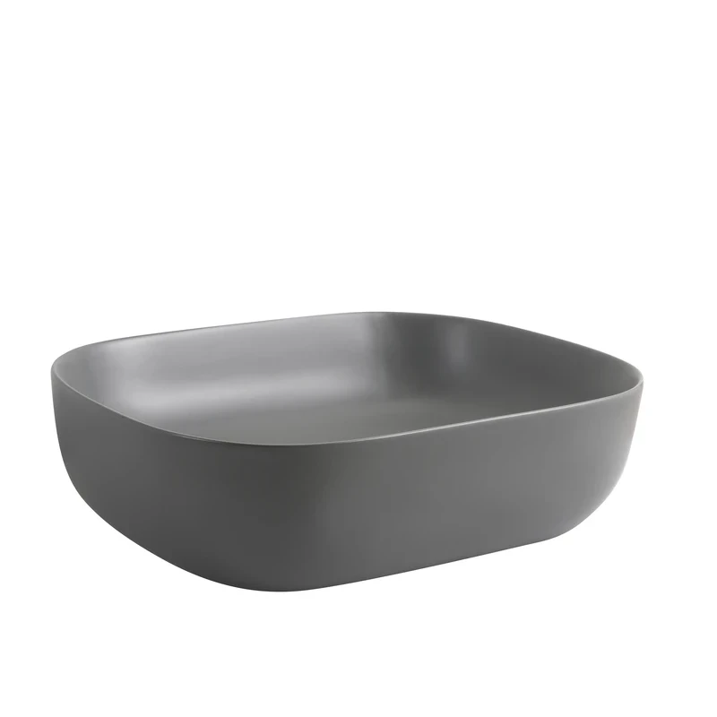 Раковина накладная Mixxus Premium DIVERSE-0115 GRAY 490x395x135mm (MP6650)