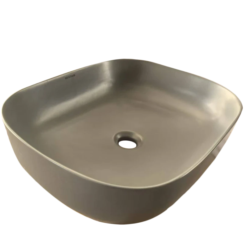 Раковина накладная Mixxus Premium DIVERSE-0115 GRAY 490x395x135mm (MP6650)