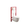 MIXXUS PREMIUM ELLIPSE-SET-2101 Комплект: Унитаз система смыва TORNADO 3.0+ Инсталляция с панелью смыва WHITE (MP6667)