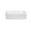 Умывальник накладной керамический Mixxus Premium Quadro-0102 520x410x130mm (MP6488)