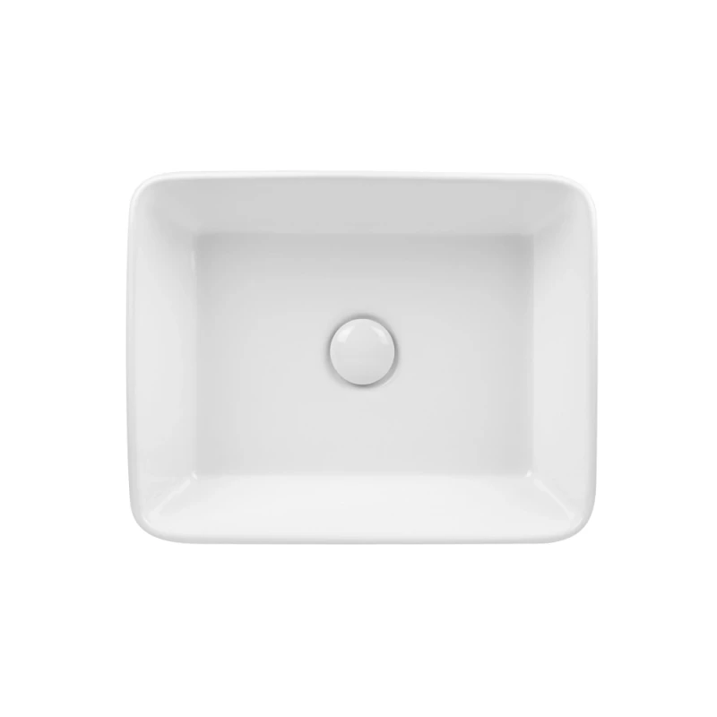 Умывальник накладной керамический Mixxus Premium Quadro-0102 520x410x130mm (MP6488)