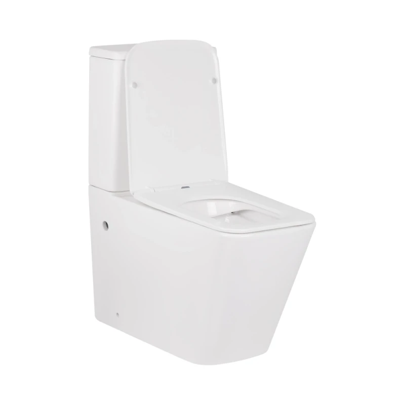 Унитаз-компакт Mixxus Premium Quadro-0402-R 675x390x855mm, система смыва RIMLESS (MP6458)