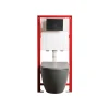 MIXXUS PREMIUM ELLIPSE-SET-2101 GRAY Комплект: Унитаз система смыва TORNADO 3.0+ Инсталляция с панелью смыва GUN GRAY (MP6668)