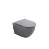 MIXXUS PREMIUM ELLIPSE-SET-2101 GRAY Комплект: Унитаз система смыва TORNADO 3.0+ Инсталляция с панелью смыва GUN GRAY (MP6668)