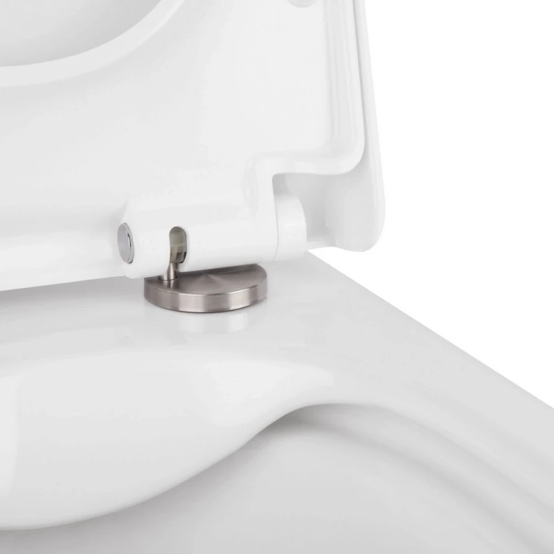 Унитаз подвесной Mixxus Premium Quadro-0302-R 530x360x365mm, система смыва Rimless (MP6454)