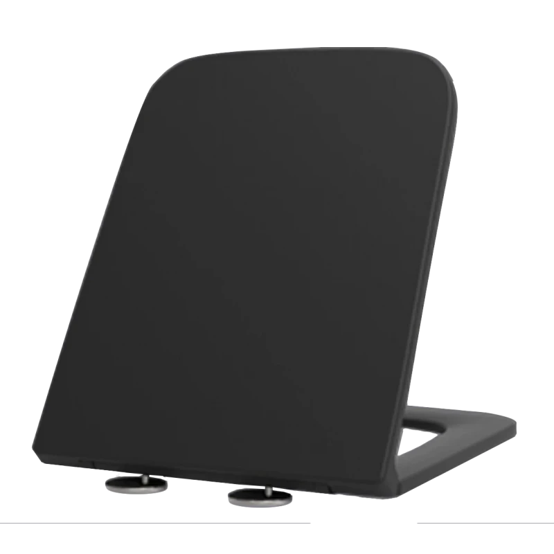 Сидіння-кришка для унітазу Mixxus Premium SEAT COVER QUADRO-DIVERSE-2001 BLACK з мікроліфтом 448х357х37mm (MP6614)