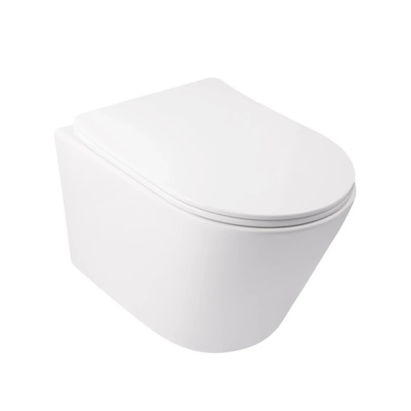 Унітаз підвісний Mixxus BEVEL-0302-R 520x360x365mm, система змиву RIMLESS (MI6709)