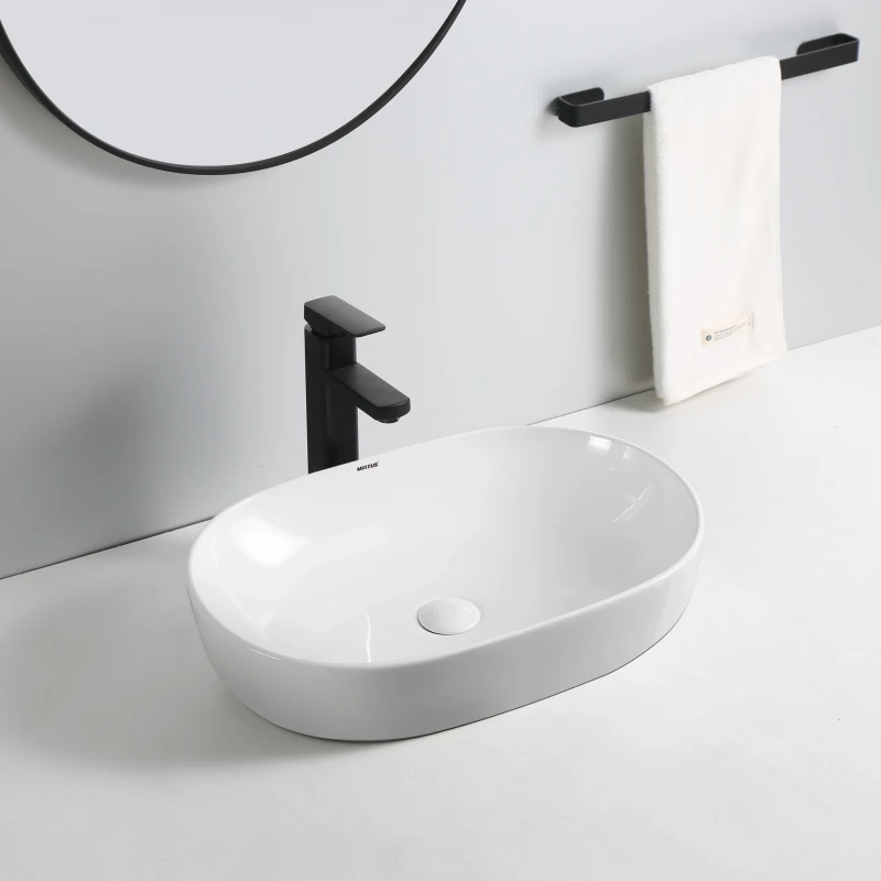 Раковина накладная MIXXUS PREMIUM ELLIPSE-0105 600х400х150mm (MP6563)