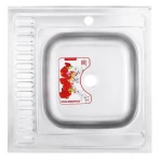 Мийка кухонна Zerix Z6060R-04-160E (Satin) (ZM0576)