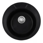 Мийка кухонна Haiba HB8301-G226 Black 490x180 (HB0971)
