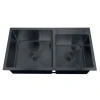 Мийка з диспенсером та сушаркою для посуду Zerix ZH7843DB-215 (3.0/1.0) PVD-Black (ZM5571)