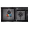 Набор Mixxus SET-7843D-220x1.0-PVD (мойка+смеситель+диспенсер) (MX0585)