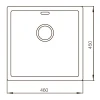 Мойка Mixxus MX4645-200x1.2-Handmade (MX0567)